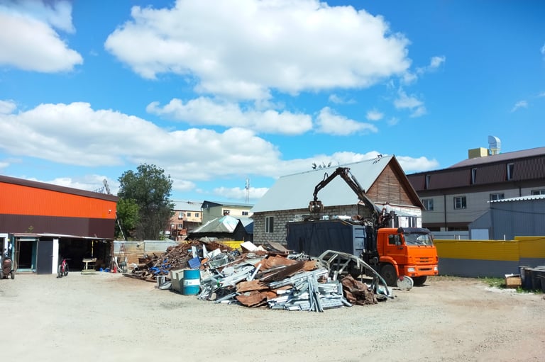 Scrap and junk hauling